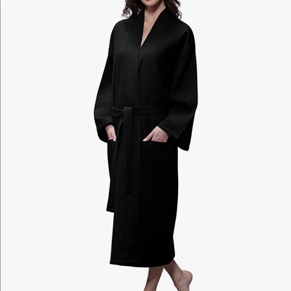 NWT and original packaging Black Bathrobe